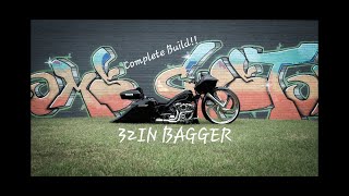 32in Bagger! Complete Start To Finish Build! MUST SEE!
