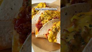 Cheese Baked Beef Tacos (Ekspres &amp; Lumer) #shortvideo #tutorial #makanan