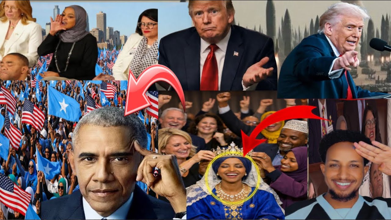 #ILHAN CUMAR GEESIYAD USOO BAXADEY SOOMALI WEEN XALEY TRUMP WEY KAGAG OOHISEY 