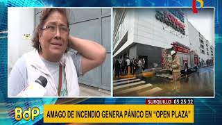 Surquillo: Amago De Incendio Generó Pánico En Centro Comercial Open Plaza Surquillo: Amago De Incendio Generó Pánico En Centro Comercial Open Plaza