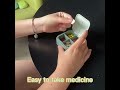 Compact Daily Pill Box 4 Compartments Portable Pill Organizer for Travel & Everyday Use OEM Manufa