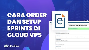 One Click Install Eprints di Cloud VPS IDCloudHost