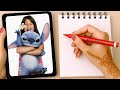 LIVE: Lilo & Stitch Drawing ✨ | Cute Disney Art in Progress