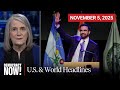 Top U.S. &amp; World Headlines — November 5, 2025