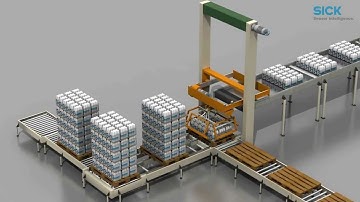 Codeur aboslu AFM60 EtherNet/IP de SICK pour des systèmes de palettisation haute-performance
