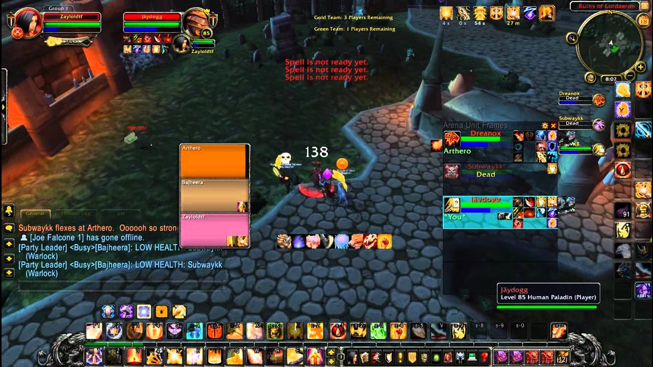 WoW 3v3 kittycleave with bajheera!