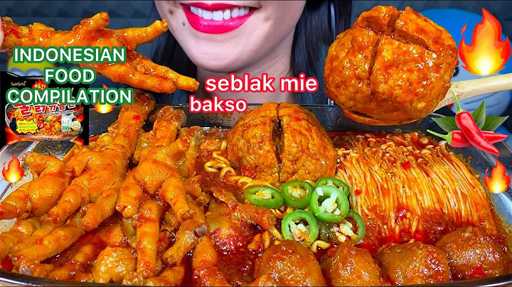 BEST OF STELLA ASMR INDONESIAN FOOD COMPILATION PART 1 MUKBANG MASSIVE Eating Sounds