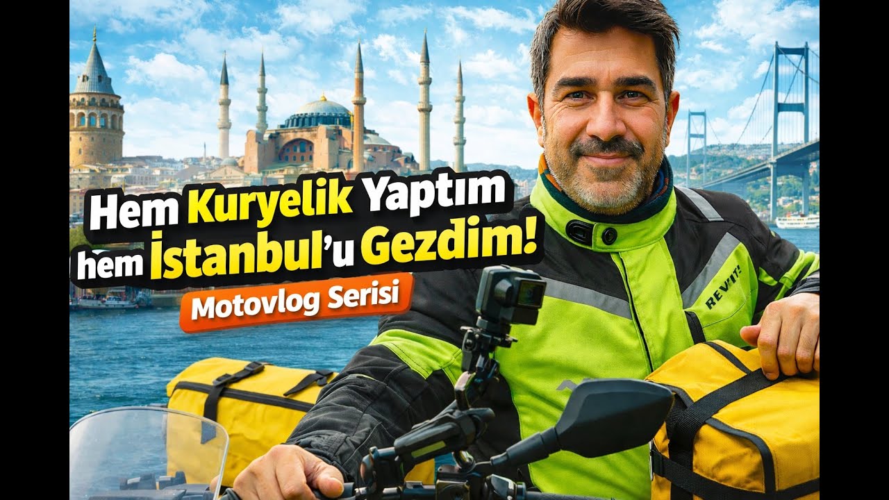 İstanbul Trafiğinde Bir Gün  MotoVlog bölüm1
