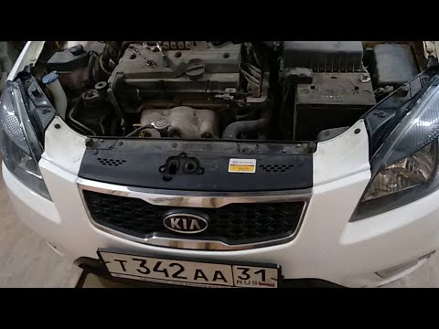 KIA Rio снятие ремонт установка генератора