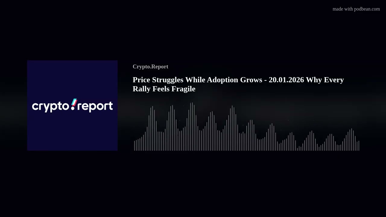 Price Struggles While Adoption Grows - 20.01.2026 Why Every Rally Feels  Fragile - YouTube