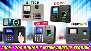 Download Lagu 200K - 700 Ribuan | 5 Mesin Absensi FingerPrint Maupun Face Detection Sejuta Umat Canggih Lagi ! MP3