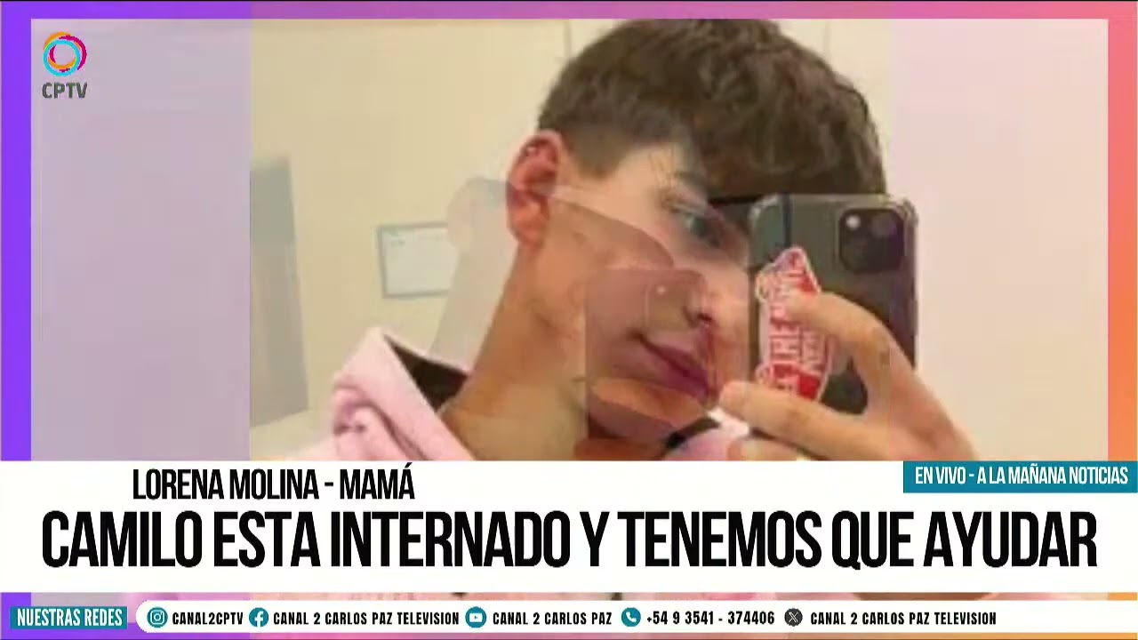 CAMILO ESTÁ INTERNADO Y TENEMOS QUE AYUDAR