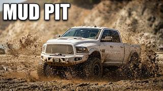 Trucks In The Mudpits At Azusa ORV Area