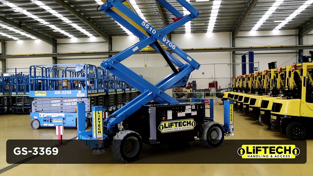 10 Metre Rough Terrain Scissor Lift (GS-3369)