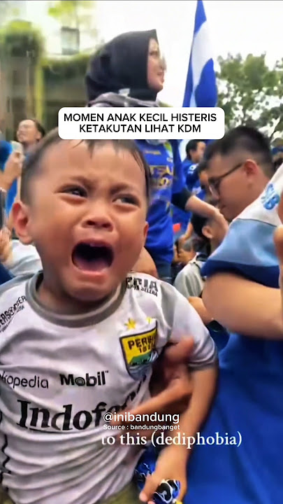 DEDIPHOBIA ⁉️ MOMEN ANAK KECIL HISTERIS KETAKUTAN MELIHAT KDM #kdm #dedimulyadi #dediphobia #barak
