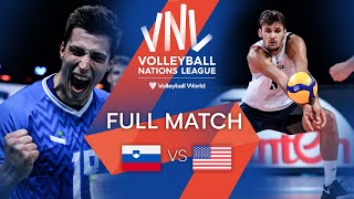 🇸🇮 SLO vs. 🇺🇸 USA - Full Match | Men's VNL 2021