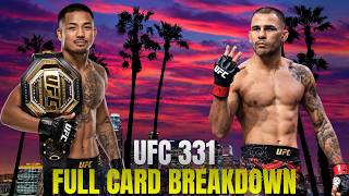 UFC 331 Full Card Breakdown Predictions & More - Joshua Van vs Alexandre Pantoja