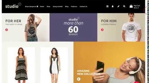 Studio Joomla Shop Template