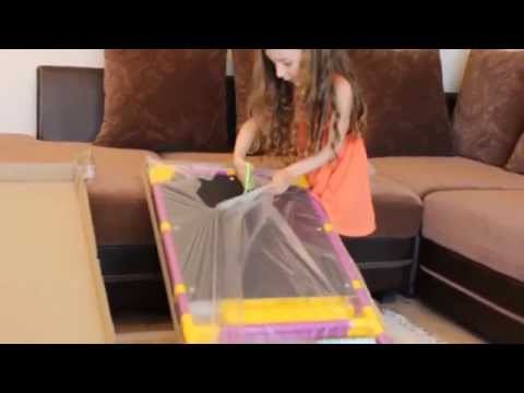 Ника Детский двухсторонний мольберт с большим пеналом и азбукой