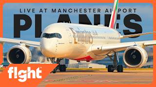 Massive Widebody Action & Heavy Morning Rush! 🧡 Manchester Airport LIVE