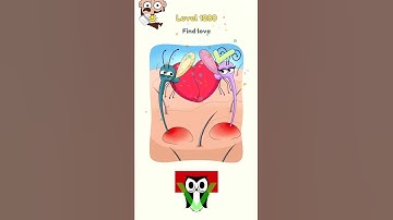 inavb DOP 2 Level 1280 Find Love | Delete One Part Gameplay Solution #shorts #DOP2