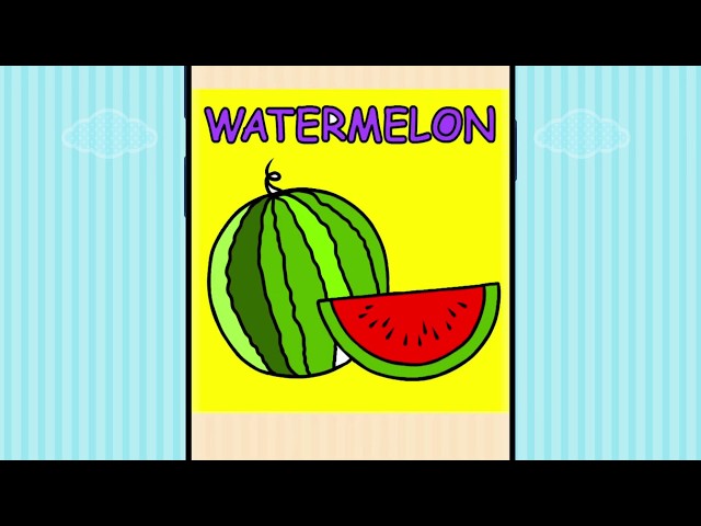 Preuzmi Fruits And Vegetables Coloring Game For Kids Apk