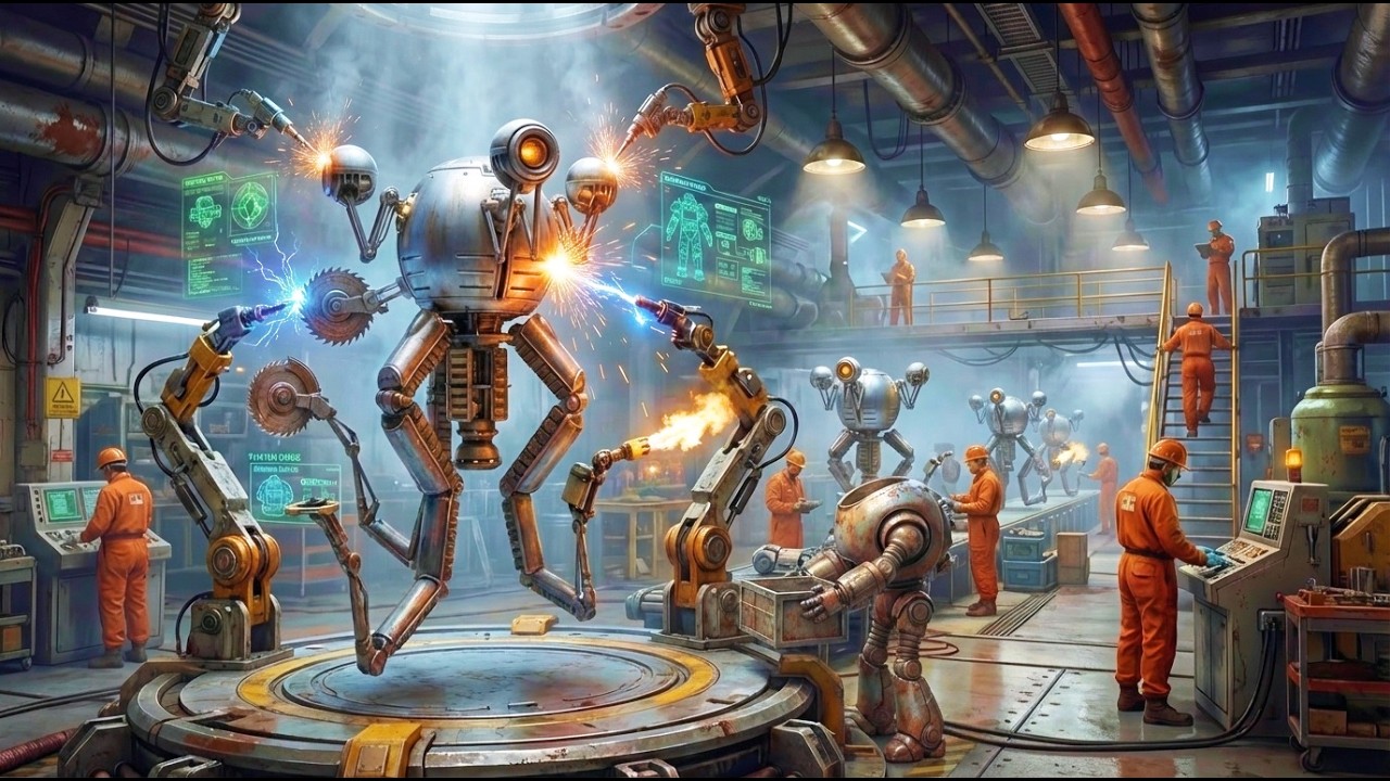 Inside the FALLOUT Mr. Handy Factory (2077): Building America’s Home Robot- Full Process