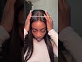 I got it😆 Definitely glueless and it blends perfectly #beginnerfriendly #straightwig#hdlace #fyp