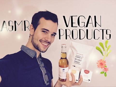 ASMR VEGAN Products (crinkles, bottle sounds, tapping)