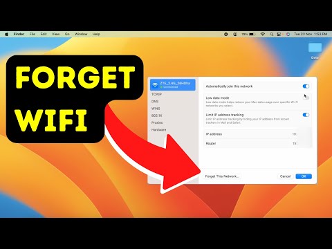 How to Forget Wifi Network in Macbook Air Pro or iMac by House of Tech English