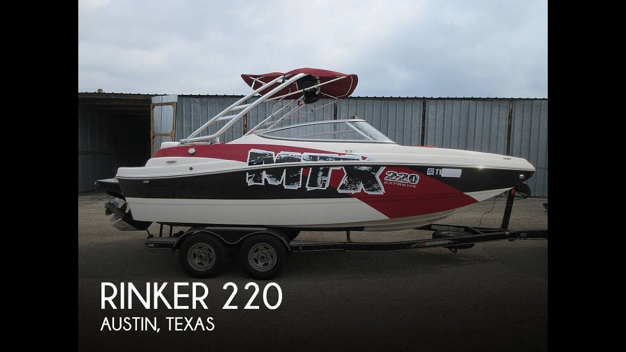 [UNAVAILABLE] Used 2015 Rinker 220 MTX Extreme in Austin, Texas - YouTube