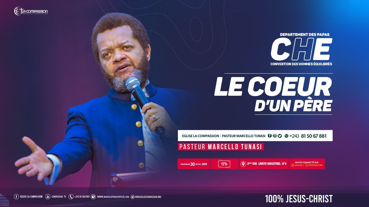 Le cœur d'un père. Pasteur MARCELLO TUNASI culte du 30 Octobre 2020