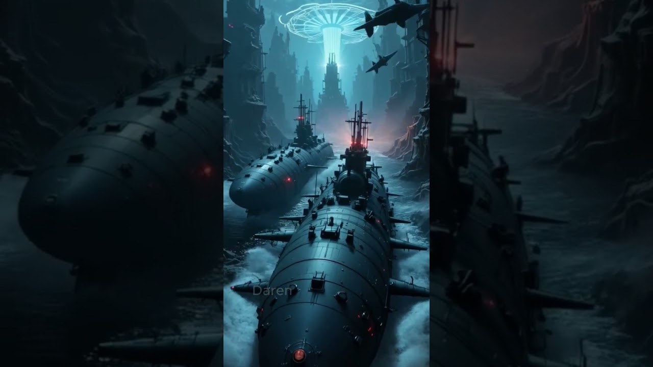 "Submarine Armada Enters the Forbidden Abyss 🌊⚓ | Sci-Fi Naval Invasion Begins!"