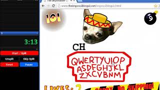 The Impossible Quiz Speedrun in 4:32