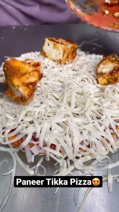 Cheese Wala Pizza with Paneer🥶🥵😵|| Indian street food