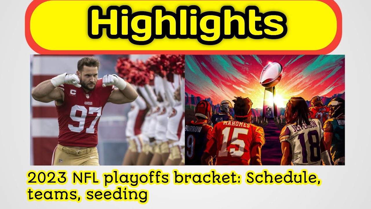 2023 NFL playoffs bracket Schedule, teams, seeding YouTube