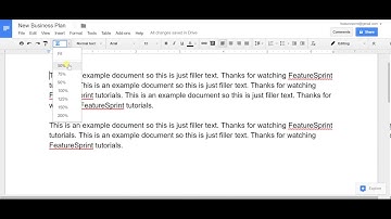 How to Zoom In and Out of a Document in Google Docs