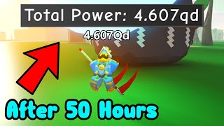 I Reached 4 Quadrillion Total Power After 50 Hrs Completed All Bang Mission - Anime Fight Simulator