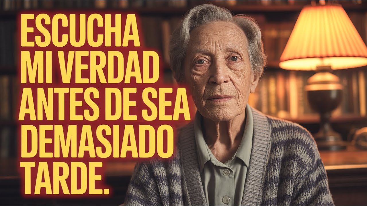 Tengo 93 años... Necesito contarte algo antes de partir