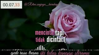 Story wa 30 detik-mencintai tapi tidak dicintai