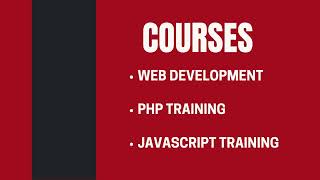 Web Programming Web Development Php Training Javascript Training
