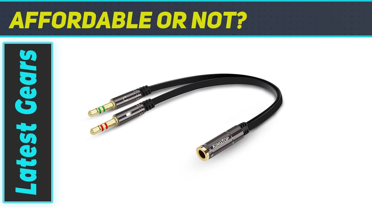 Efficient PC Audio Solution: KINGTOP Headset Splitter Cable Review