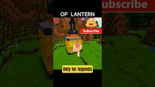 OP BIG LANTERN 🤯 #minecraft #lantern #build