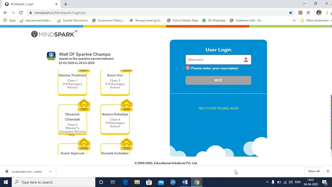 Edumission Login