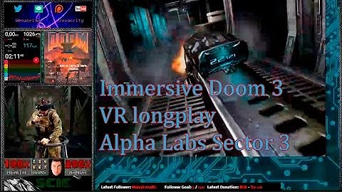 Max immersion Doom 3 VR Playthrough. Map7 Alpha labs3. HTC Vive + ROVR Wizdish + 12kg combat gear