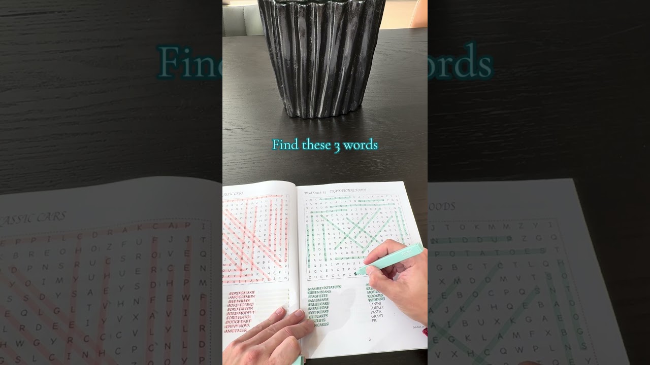 Word search challenge 