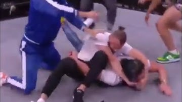 BRYAN DANIELSON INTERRUPTS AND ATTACKS  KENNY OMEGA!!!