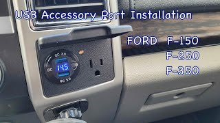 USB Port Installation