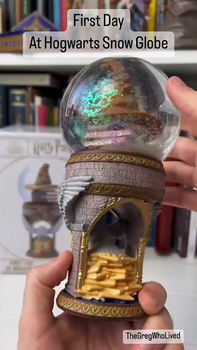 Harry Potter Hogwarts Snow Globe Unboxing | thegregwholived ✨ #harrypotter #hogwarts #shorts #hedwig