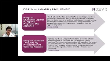 JD Edwards Release 25 Applications Enhancements Dec, Apr & Jun New Features & Enterprise Automation